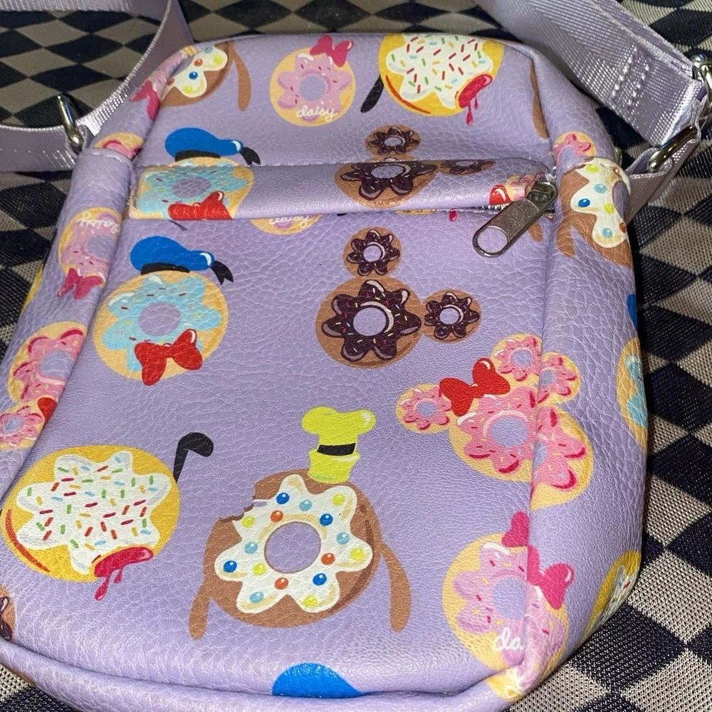 Buckle Down Disney characters Donut crossbody‎ purse bag